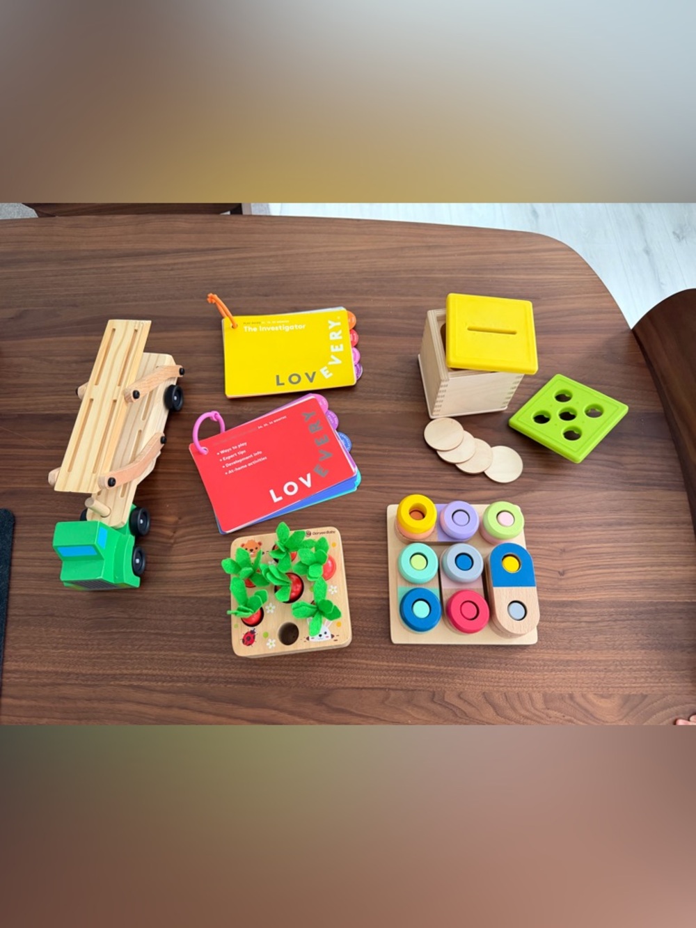 Lovevery, Kiwico, Melissa Wooden toy bundle